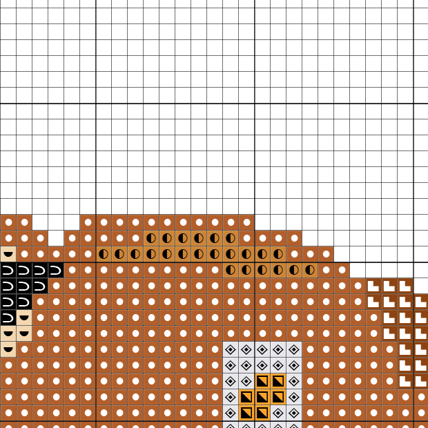 Sunbathing Sloth Cross Stitch Pattern Daily Cross Stitch - Sloth Cross Stitch Pattern Free