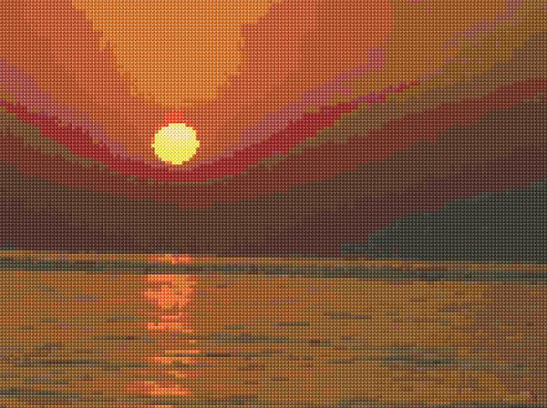 Sunset Cross Stitch Designs - Free Sunset Cross Stitch Patterns
