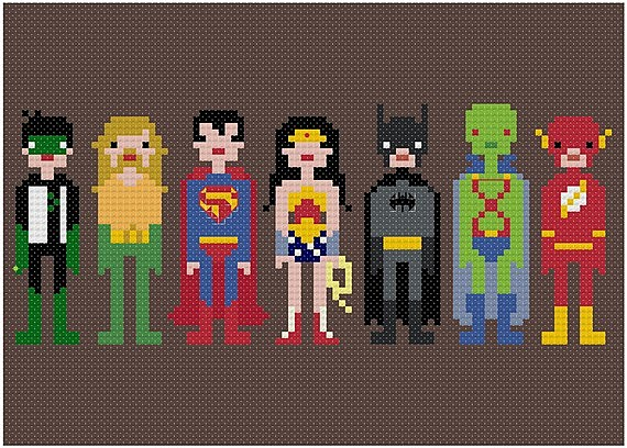 Superhero Cross Stitch Patterns Are Sew Much Fun Sorry  - Superhero Cross Stitch Patterns Free