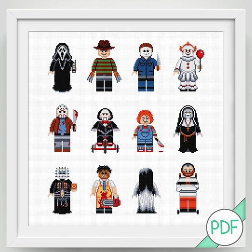 The Walking Dead Cross Stitch Pattern PDF Instant Download Etsy - Walking Dead Cross Stitch Patterns