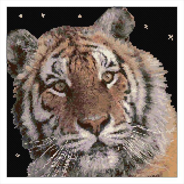 Tiger Cross Stitch Designs - Eye Of The Tiger Cross Stitch Pattern