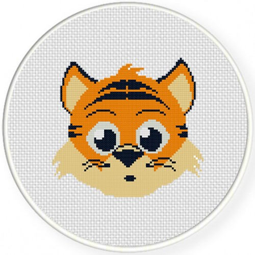 Tiger Cross Stitch Pattern Daily Cross Stitch - Eye Of The Tiger Cross Stitch Pattern