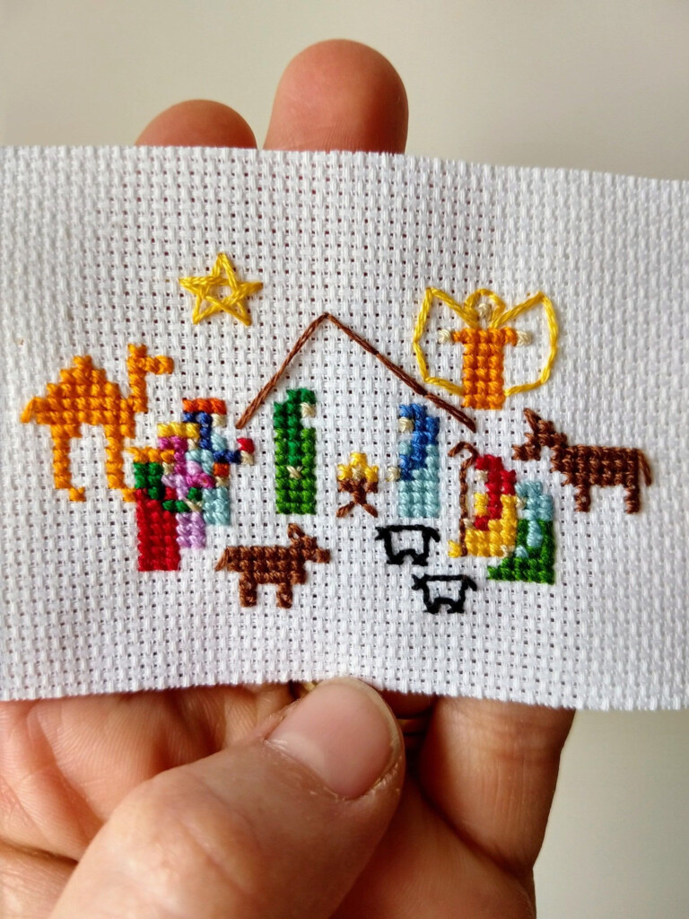 Tiny Cross Stitch Xmas Cross Stitch Cross Stitch Christmas Ornaments  - Tiny Cross Stitch Patterns Free