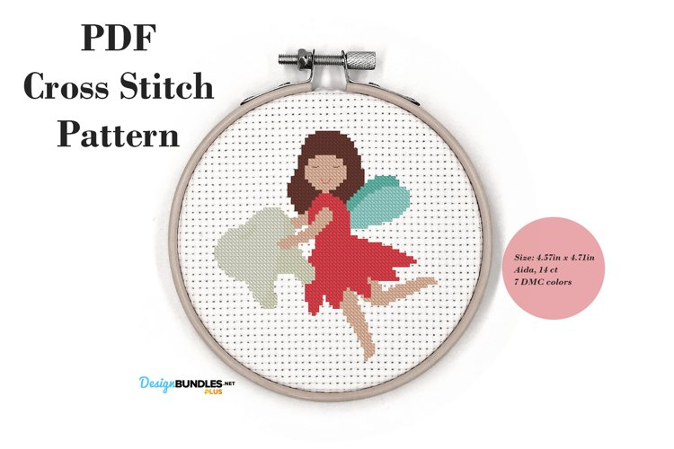 Tooth Fairy Cross Stitch Pattern PDF File - Tooth Fairy Cross Stitch Pattern