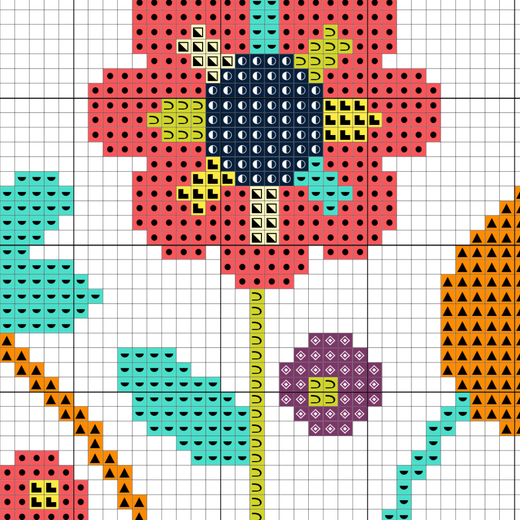 Turtle Planter Cross Stitch Pattern Daily Cross Stitch - Easy Turtle Cross Stitch Pattern