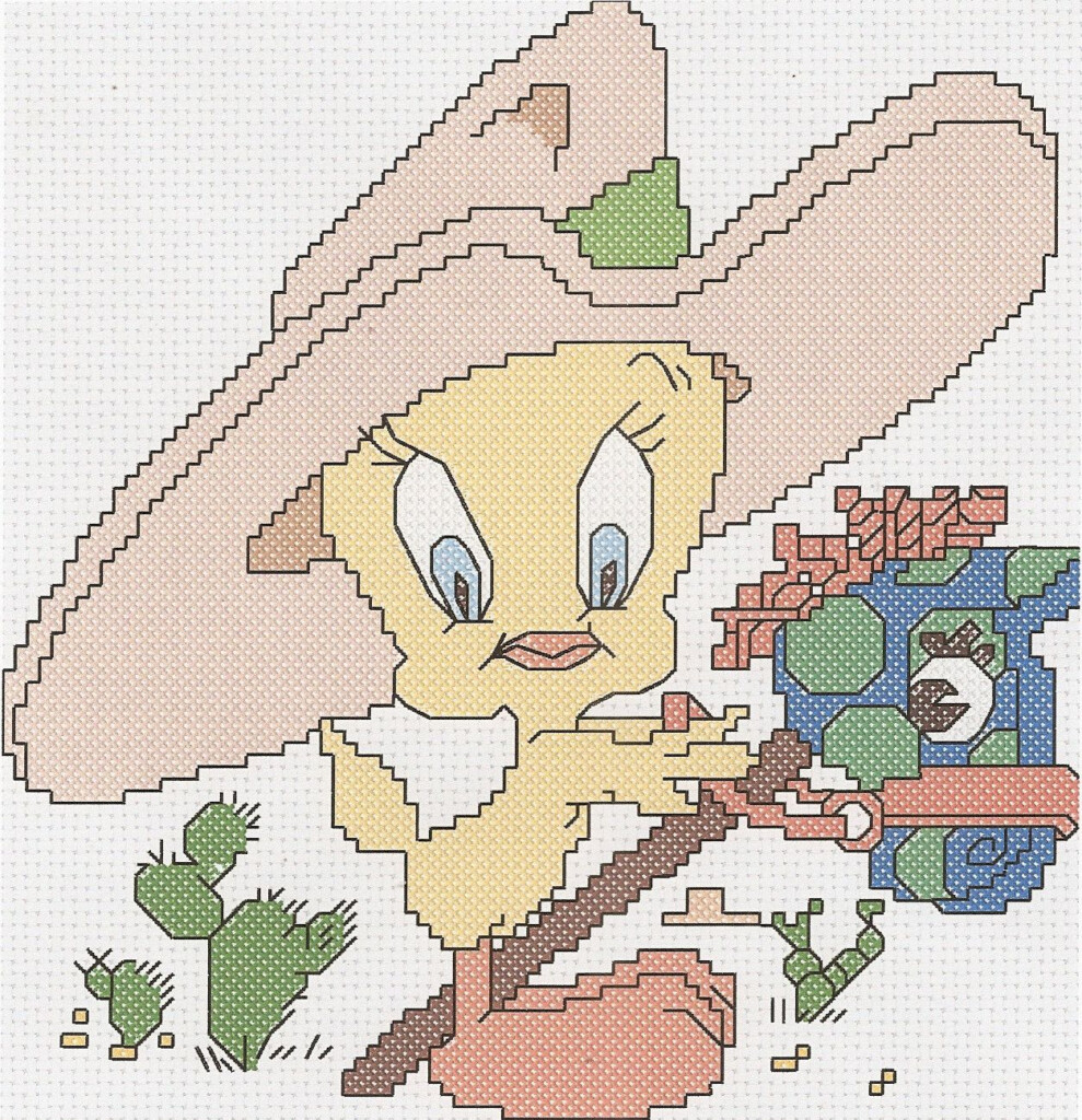 Tweety Bird Cross Stitch Pattern PDF FILE ONLY Etsy Cross Stitch  - Tweety Bird Cross Stitch Pattern Free