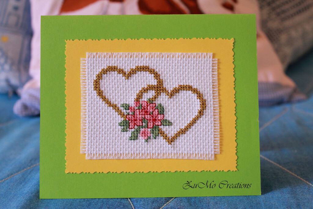 Wedding Cross Stitch Card - Wedding Card Cross Stitch Patterns Free
