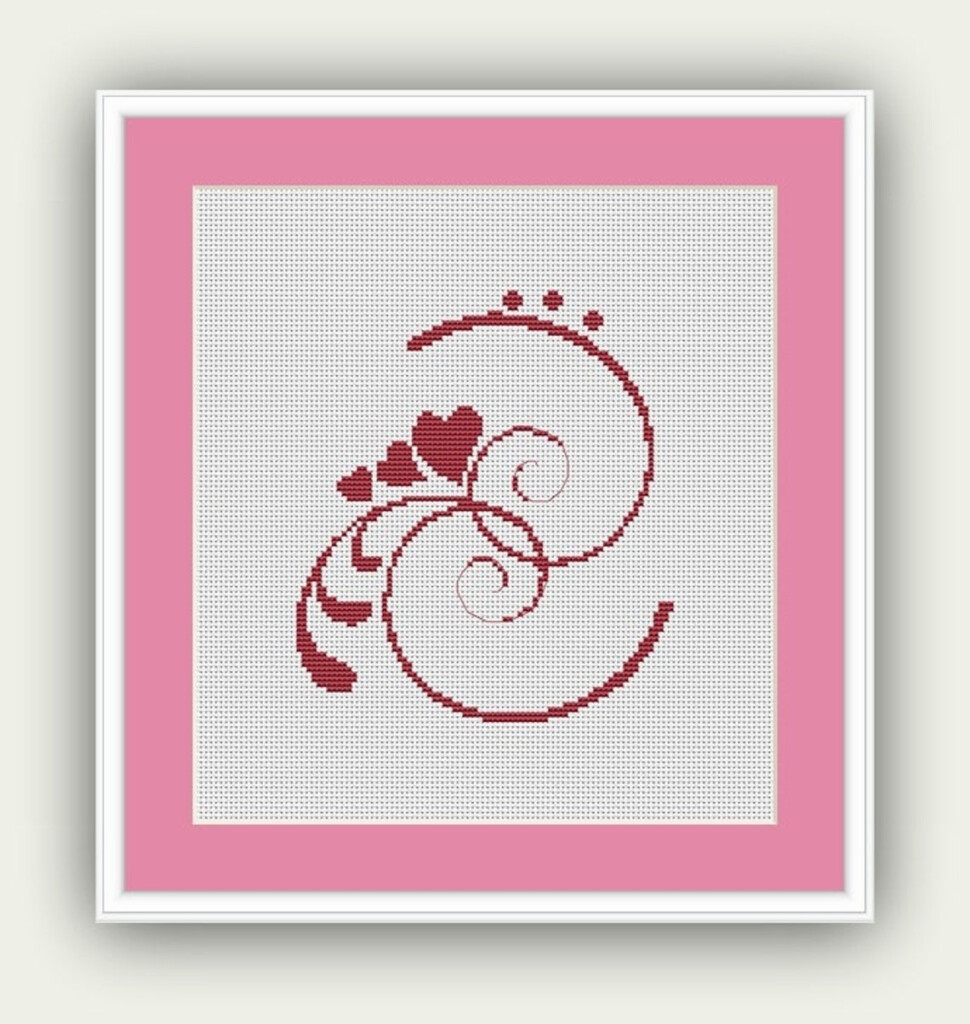 Wedding Cross Stitch Pattern PDF Hearts Instant Download Etsy - Wedding Cross Stitch Patterns Download Pdf
