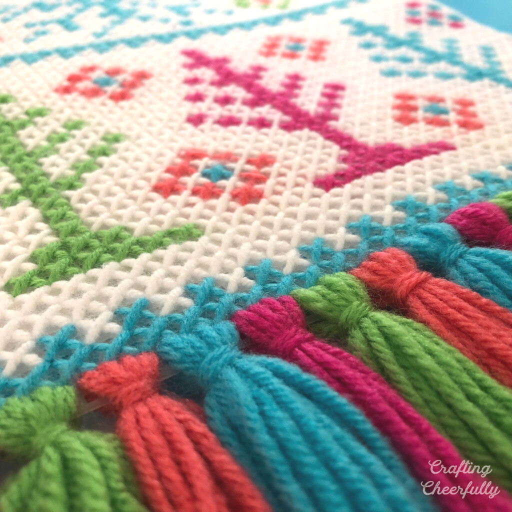 Winter Wonderland Wall Hanging Cross Stitch Canvas Pattern Crafting  - Winter Wonderland Cross Stitch Pattern