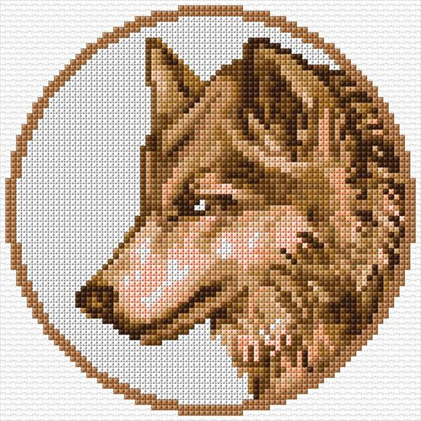 Wolf Cross Stitch Designs - Small Wolf Cross Stitch Pattern