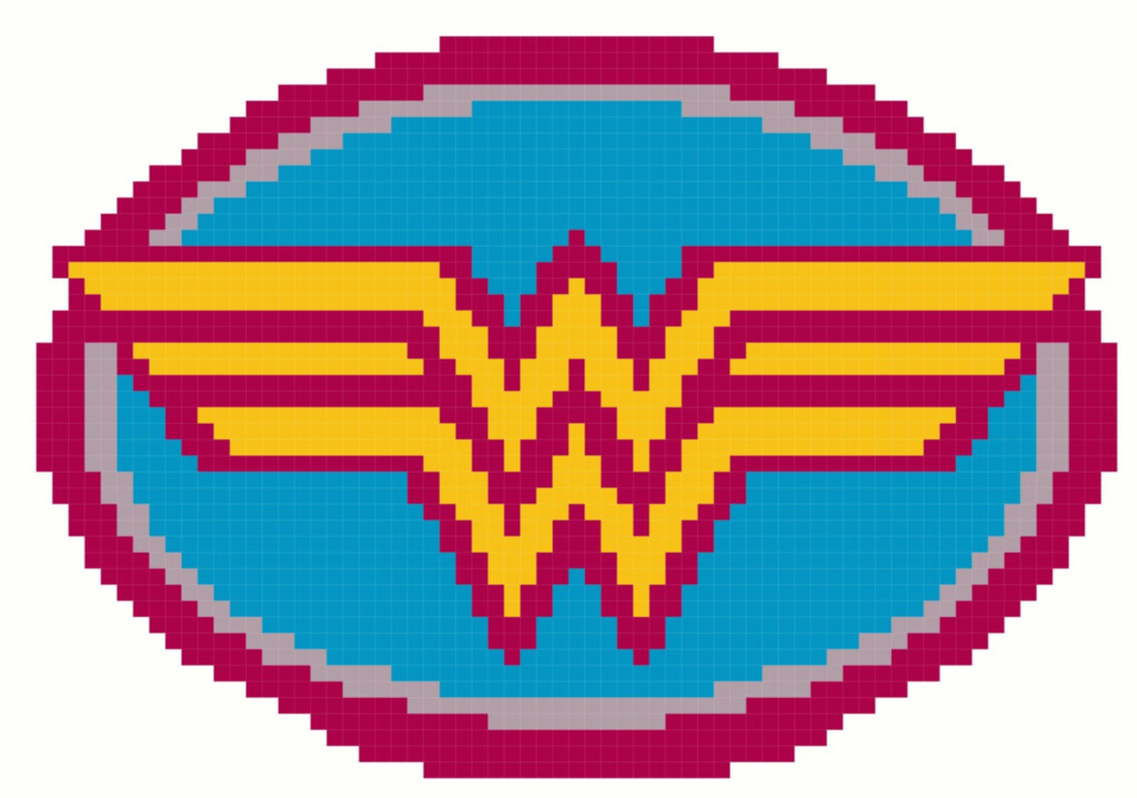 Wonder Woman Cross Stitch Pattern Etsy - Wonder Woman Cross Stitch Pattern