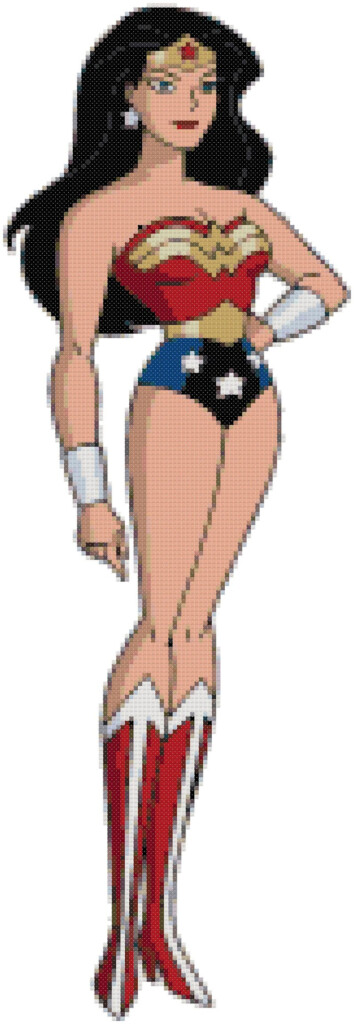 Wonder Woman Cross Stitch Pattern Etsy - Wonder Woman Cross Stitch Pattern