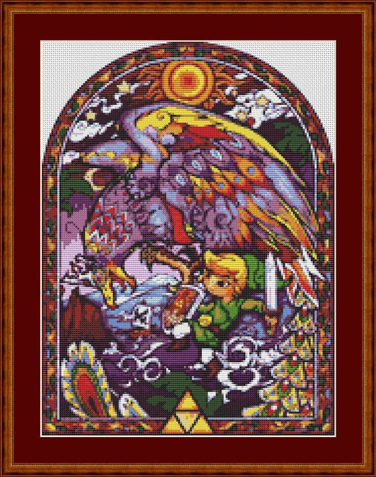 Zelda Cross Stitch Pattern Gaming Cross Stitch Game Cross Etsy  - Link Zelda Cross Stitch Pattern