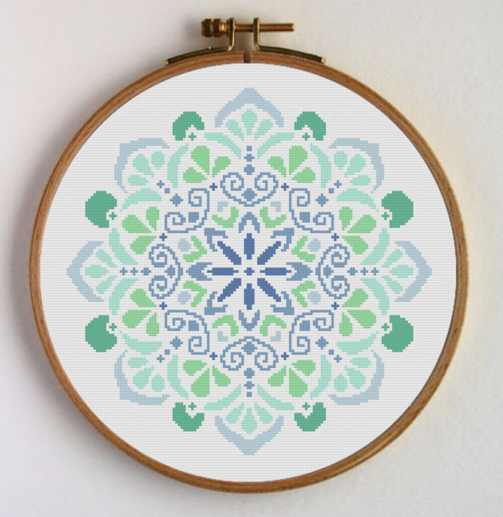 10 Free Rainbow Mandala Cross Stitch Patterns Artofit - Free Mandala Cross Stitch Patterns