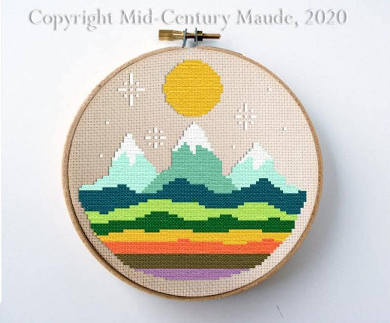 10 Modern Cross Stitch Kits Cutesy Crafts - Best Modern Cross Stitch Patterns