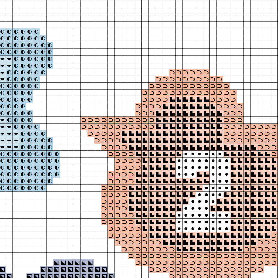 123 Shapes Cross Stitch Pattern Daily Cross Stitch - 123 Cross Stitch Free Patterns