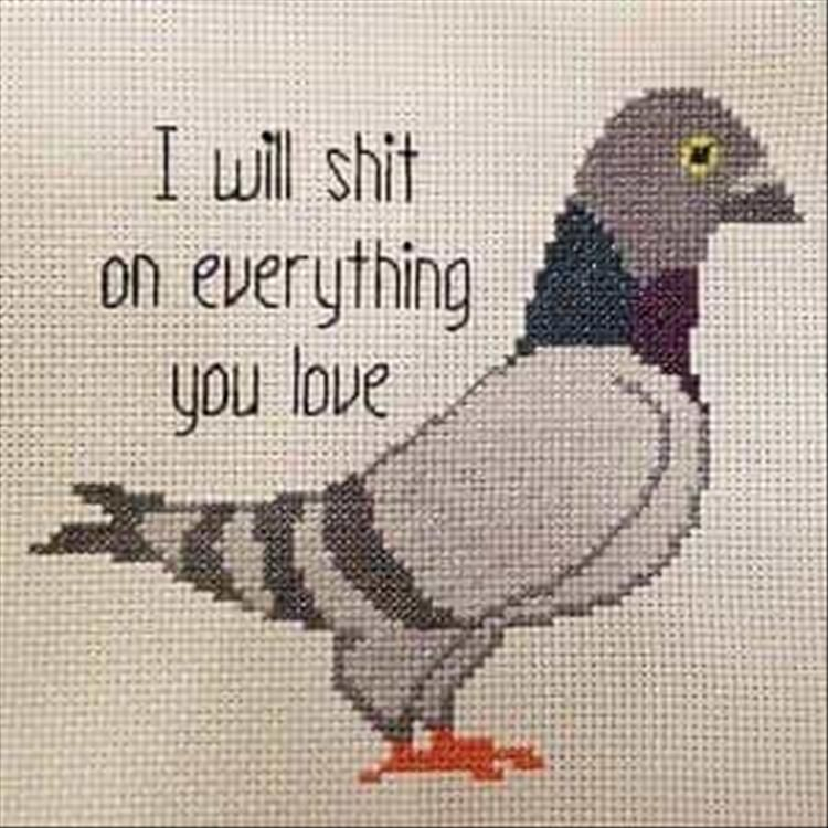13 Offensive Cross Stitches Featuring Animals Artofit - Offensive Cross Stitch Patterns Free
