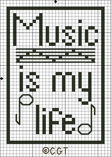 14 Ways You Can Grow Your Creativity Using Free Music Cross Stitch  - Free Music Cross Stitch Patterns To Print