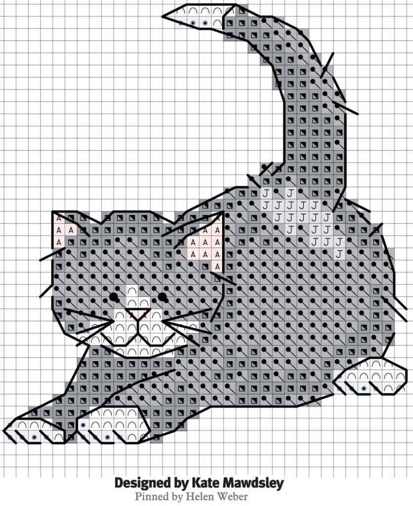 18 Free Cat Cross Stitch Patterns Artofit - Free Cat Cross Stitch Patterns