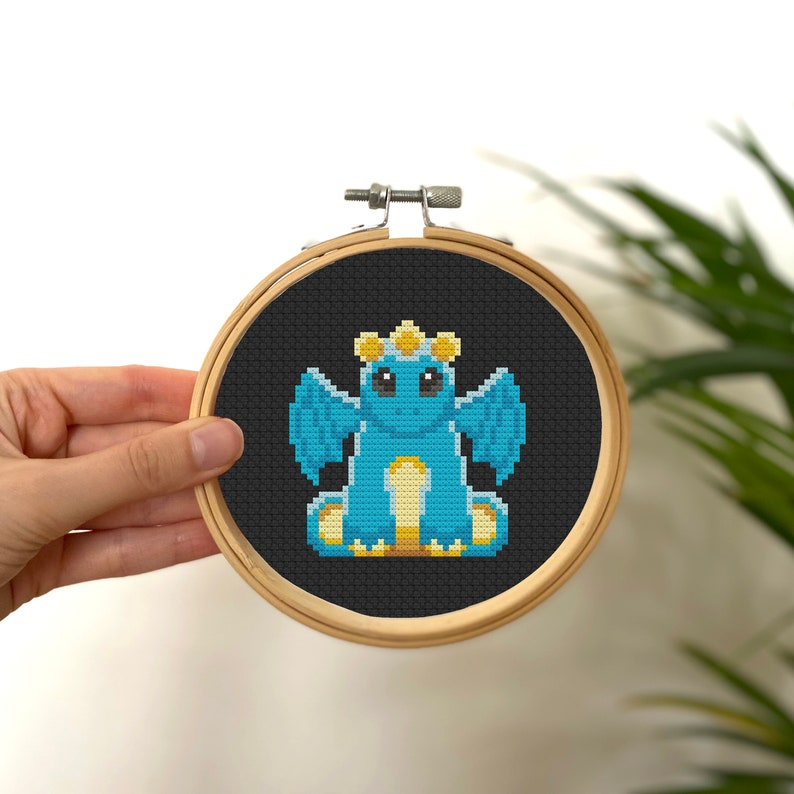 20 Cute Dragons Cross Stitch Mini Pattern Set Tiny Cross Etsy - Small Dragon Cross Stitch Patterns