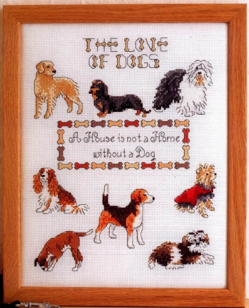 22 Dogs Breeds Cross Stitch Embroidery Pattern Pdf Etsy - Small Dog Cross Stitch Patterns