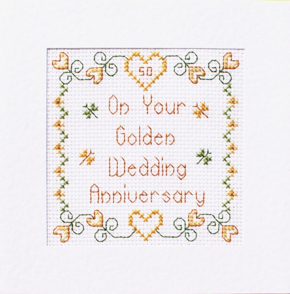 50th Wedding Anniversary Cross Stitch Patterns Cross Stitch Patterns - 50th Wedding Anniversary Cross Stitch Patterns