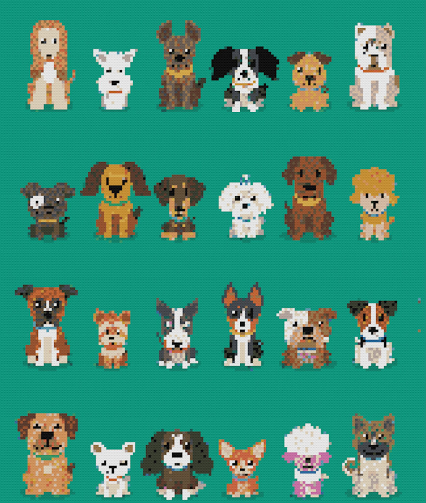 60 Mini Dogs Cross Stitch Patterns Printable PDF Patterns 2 Etsy - Small Dog Cross Stitch Patterns
