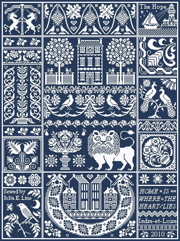 62 Best One Color Cross Stitch Designs Images On Pinterest Cross  - Single Colour Cross Stitch Patterns
