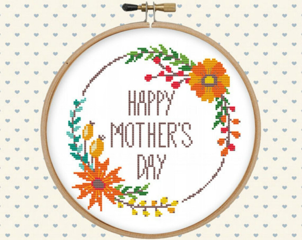 7 Cross Stitch Patterns To Celebrate Mom - Mothers Day Cross Stitch Patterns