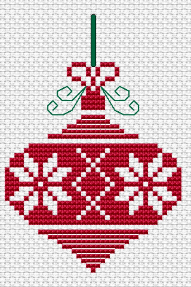 8 Christmas Cross Stitch Patterns Tip Junkie - Cross Stitch Patterns Christmas Ornaments