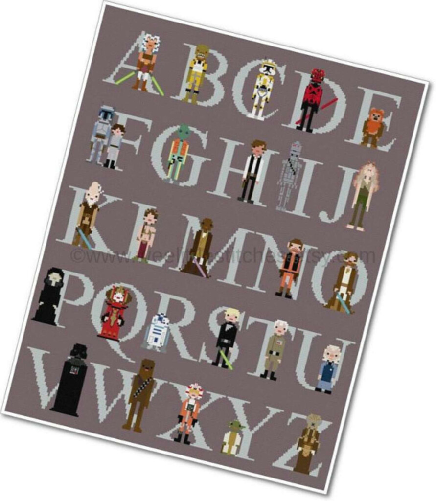 9 Star War Cross Stitch Patterns - Star Wars Cross Stitch Pattern Books