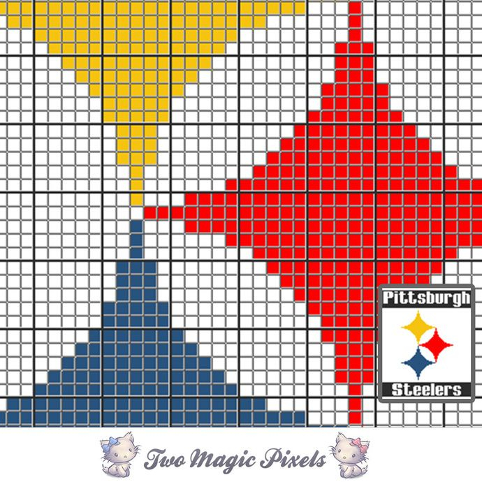 A Cross Stitch Pattern With The Colors Of Texas And Yellow Red Blue  - Steelers Cross Stitch Patterns Free