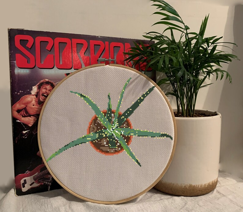 Aloe Vera Cross Stitch Pattern Etsy - Aloe Vera Cross Stitch Pattern