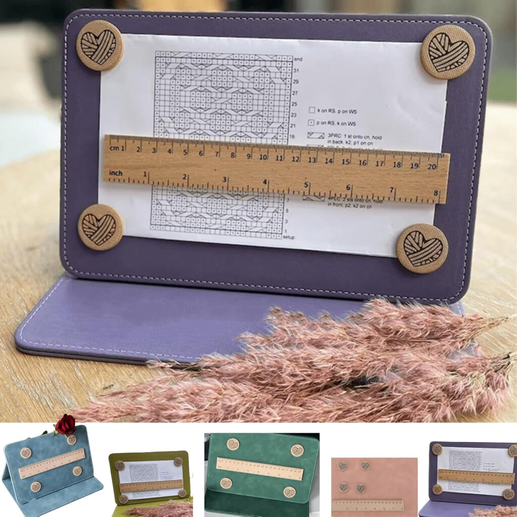 Amazon Knitting Pattern Holder Magnetic Chart Keeper Knitting  - Magnetic Cross Stitch Pattern Holder