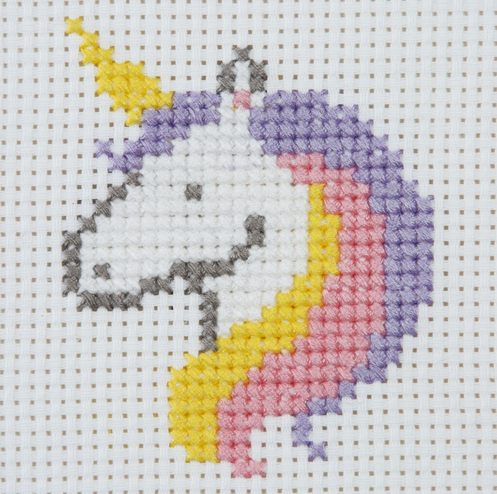 Anchor First Unicorn Cross Stitch Kit In 2024 Unicorn Cross Stitch  - Easy Unicorn Cross Stitch Pattern