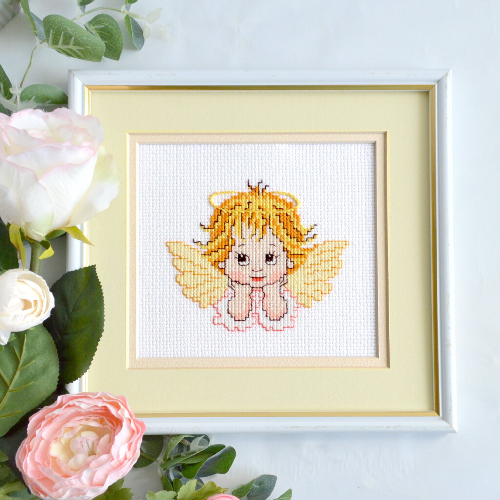 Angel Cross Stitch Pattern Instant Download PDF Simple Counted Etsy - Angel Cross Stitch Patterns Free