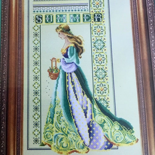 Angel Of Freedom Cross Stitch Pattern Lavender And Lace Etsy - Angel Of Freedom Cross Stitch Pattern