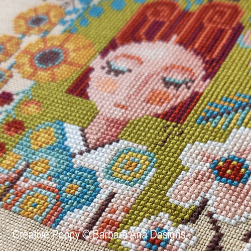 Barbara Ana Designs Garden Of Dreams cross Stitch Pattern  - Barbara Ana Cross Stitch Patterns