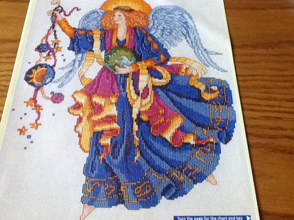 Barbara Baatz CELESTIAL ANGEL Cross Stitch Pattern Only - Barbara Baatz Cross Stitch Patterns