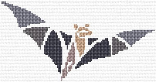 Bat Cross Stitch Designs - Bat Cross Stitch Pattern Free