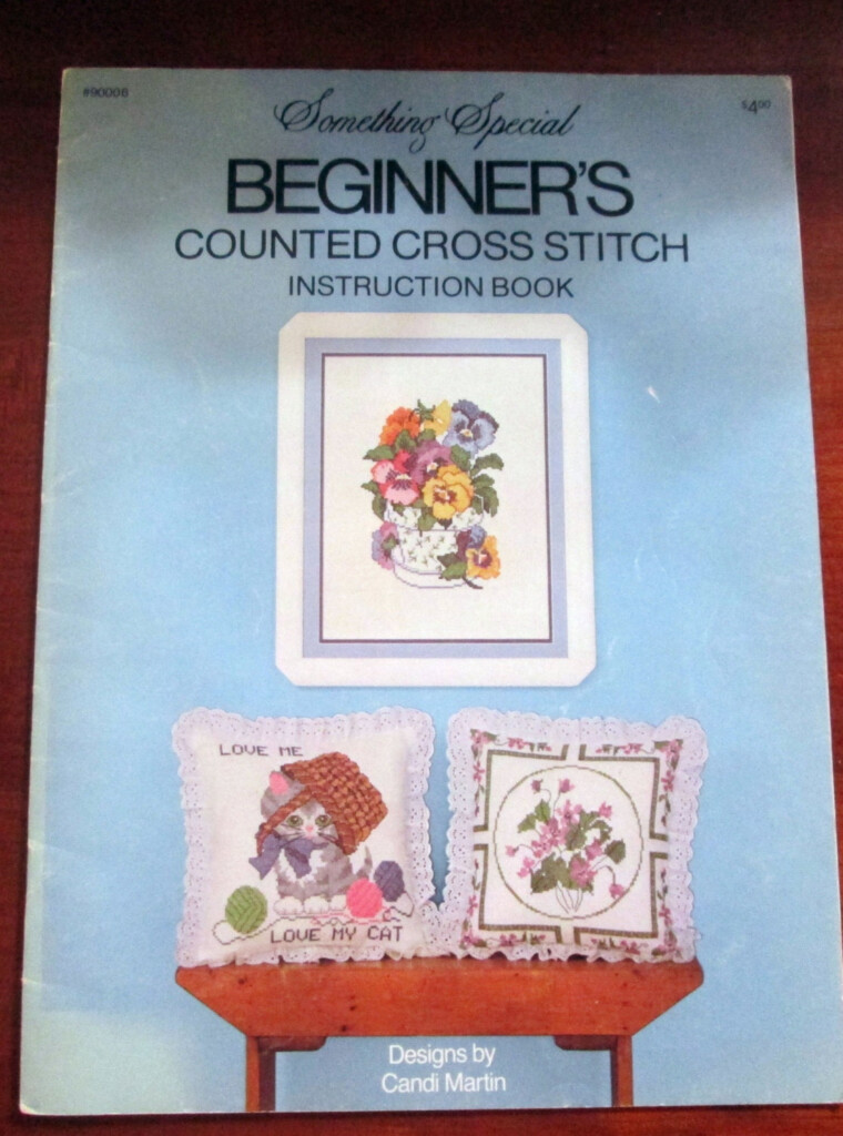 Beginner s Counted Cross Stitch Pattern Instruction Book - Beginner Counted Cross Stitch Patterns