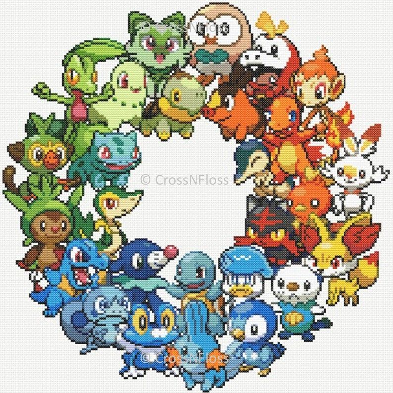 Best 12 Free Epic Pokemon Cross Stitch Pattern Artofit - Epic Pokemon Cross Stitch Pattern