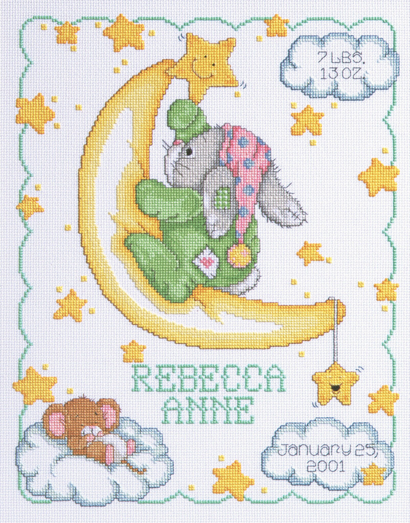 Birth Sampler Cross Stitch Patterns Free Patterns - Birth Sampler Cross Stitch Patterns Free