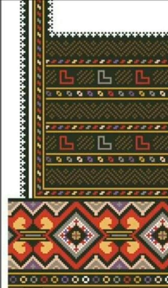 Black And Red Cross Stitch Pattern - Black And Red Cross Stitch Patterns