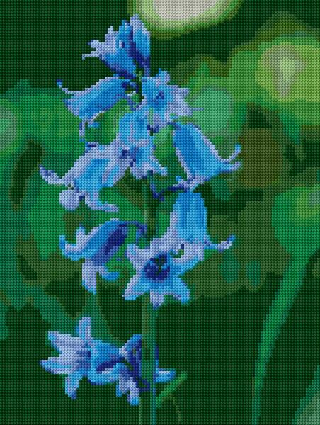 Bluebell Cross Stitch Designs - Bluebell Cross Stitch Pattern Free