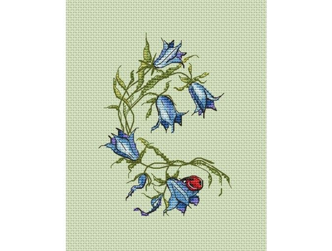 Bluebell Cross Stitch Pattern Cross Stitch Cross Stitch Patterns  - Bluebell Cross Stitch Pattern Free