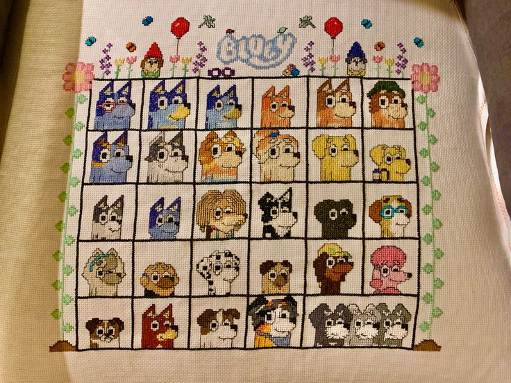 Bluey Cross Stitch Cross Stitch Embroidery Patterns Sewing For Dummies - Bluey Cross Stitch Pattern Free
