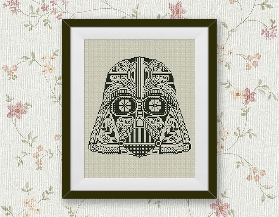 BOGO FREE Darth Vader Cross Stitch Pattern Star Wars Cross Etsy - Darth Vader Cross Stitch Pattern Free