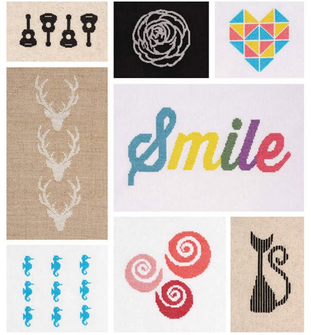 Book Cross stitch To Calm Stitch And De stress With 40 Etsy Canada - Cross-stitch To Calm Stitch And De-stress With 40 Simple Patterns
