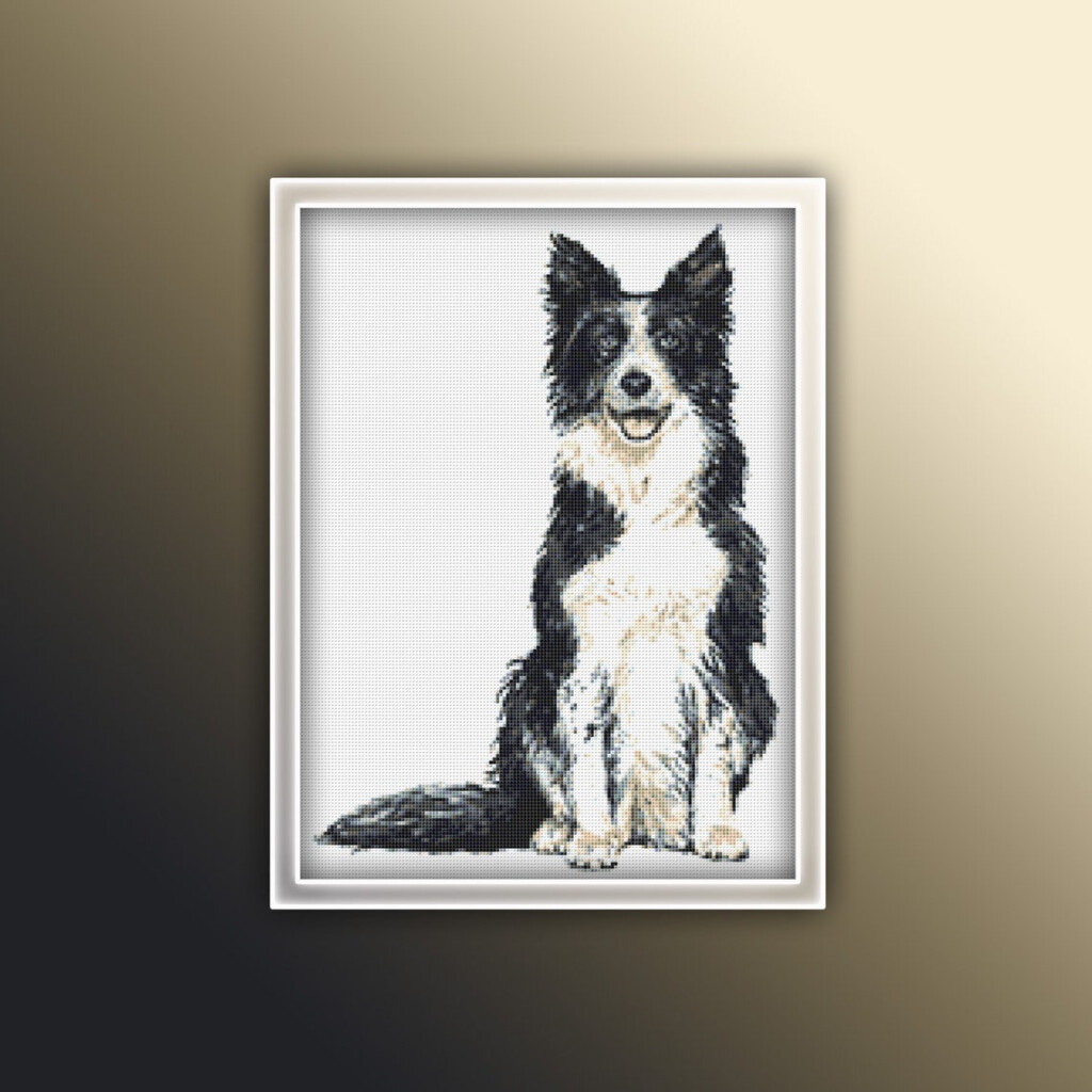 Border Collie Cross Stitch Pattern 9 Instant PDF Download Etsy - Border Collie Cross Stitch Pattern Free